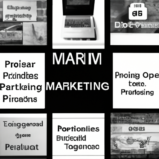 A collage of various online marketing platforms.