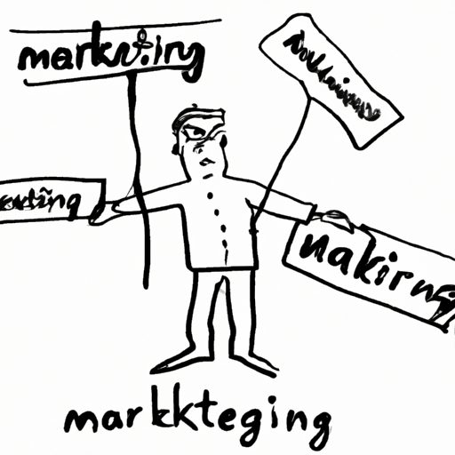 An image of a person juggling various marketing tools and strategies, symbolizing the need for businesses to master multiple techniques in online marketing.